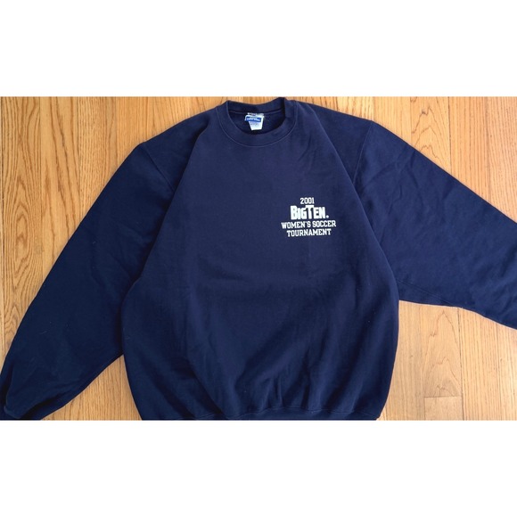 Champion Big Ten Women's Soccer Tournament 2001 Navy Blue XL Excellent Vintage - Picture 4 of 10